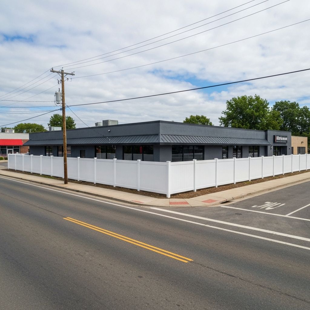Commercial Property Fence