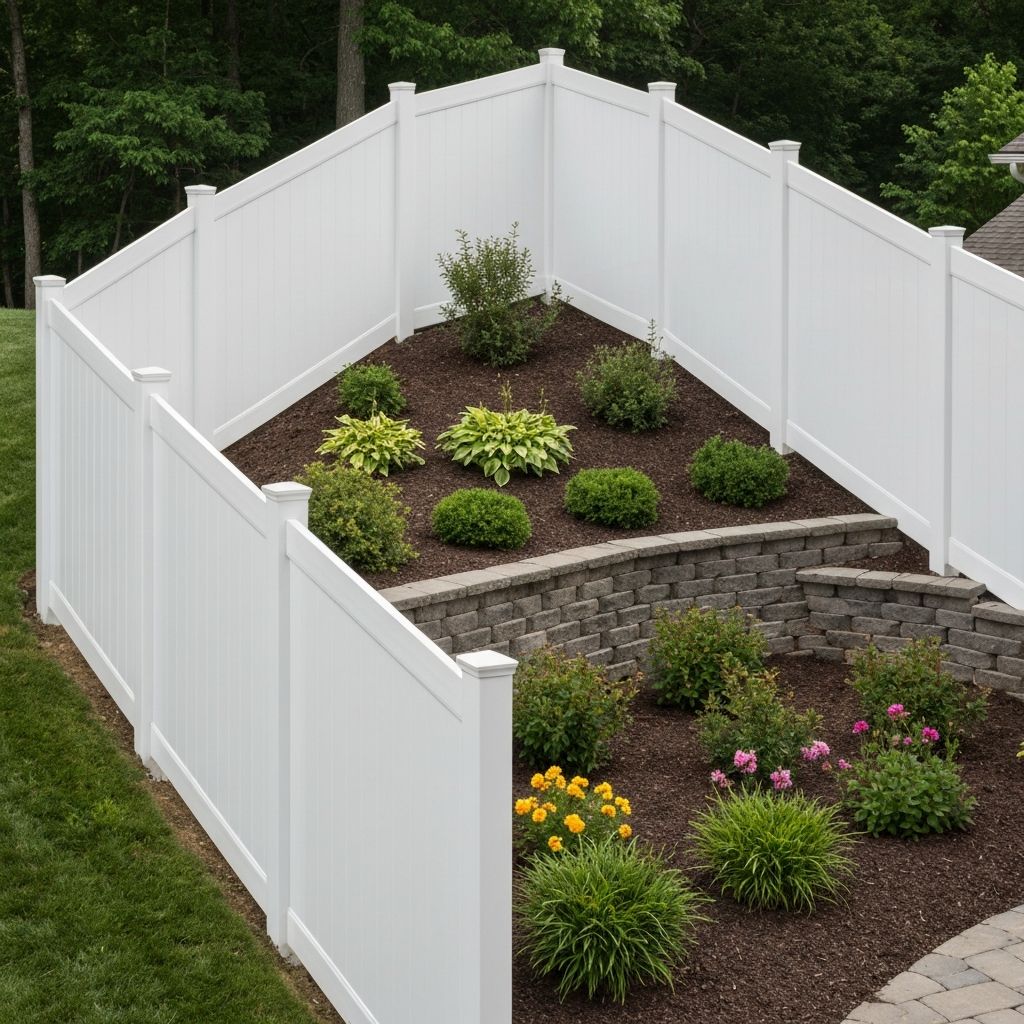 Multi-Level Yard Fence