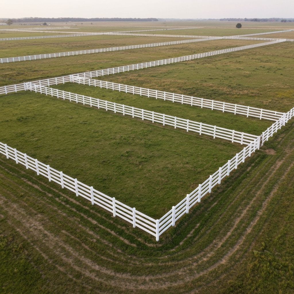 Ranch Rail Fence Installation